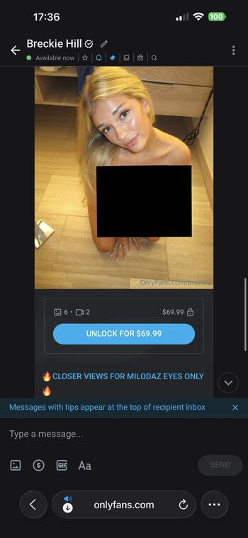 Breckie hill leaked private photo uncensored HD quality