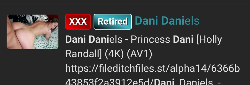 Dani daniels  page leaked private photo uncensored HD quality