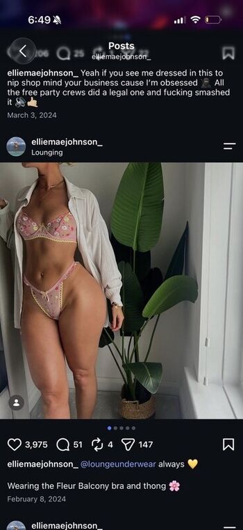 Elliemaejohnson leaked private photo uncensored HD quality